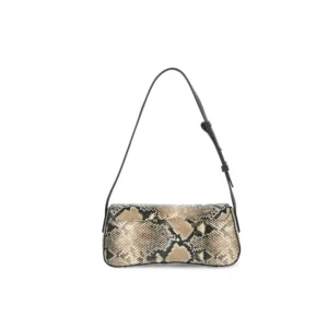 Time and Tru Women's Goldie Shoulder Bag, Snake